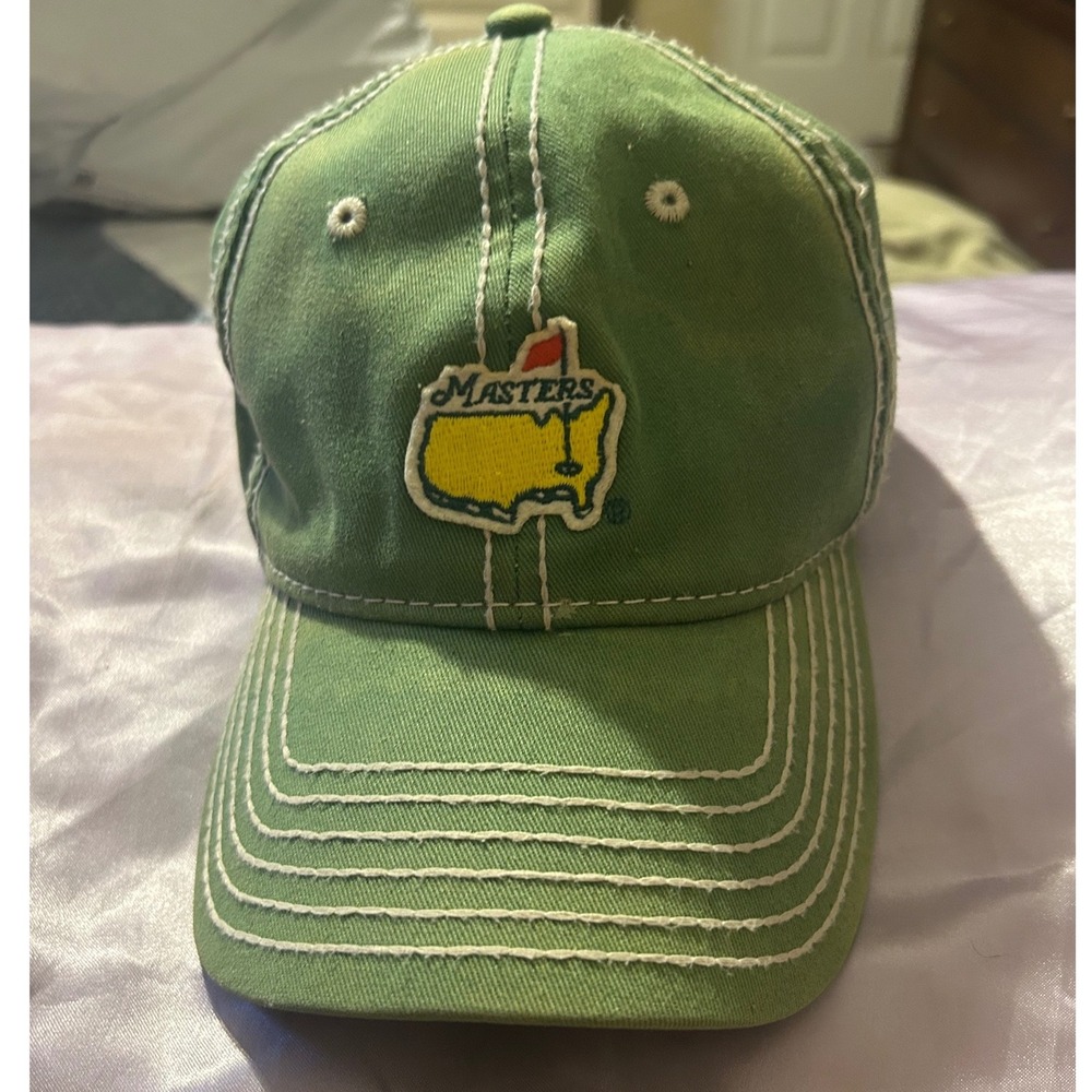 American Needle Masters Augusta National Green Hat Strapback with 1999 Pin Mens